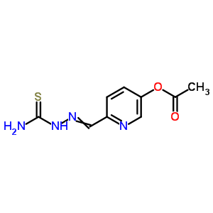 Hydrazinecarbothioamide,2-[[5-(acetyloxy)-2-pyridinyl]methylene]- Structure,28321-28-0Structure