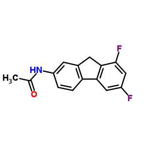 Acetamide,n-(6,8-difluoro-9h-fluoren-2-yl)- Structure,2841-34-1Structure