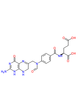 N-formyl-7,8-dihydrofolic acid Structure,28459-40-7Structure