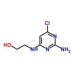 2-[(2-Amino-6-chloropyrimidin-4-yl)amino]ethanol Structure,2846-77-7Structure