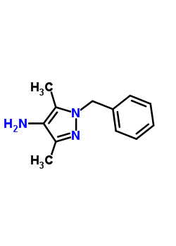 1-Benzyl-3,5-dimethyl-1H-pyrazol-4-amine Structure,28466-69-5Structure