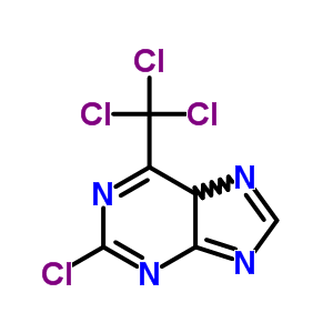 9H-purine,2-chloro-6-(trichloromethyl)- Structure,28508-37-4Structure