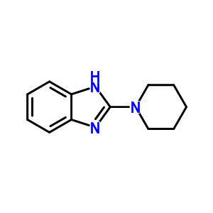 1H-benzimidazole,2-(1-piperidinyl)- Structure,2851-12-9Structure