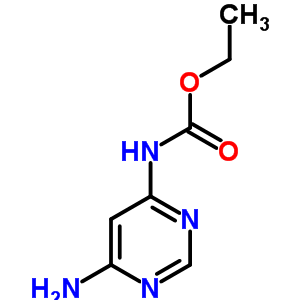 4-Pyrimidinecarbamicacid, 6-amino-, ethyl ester (8ci) Structure,2852-12-2Structure