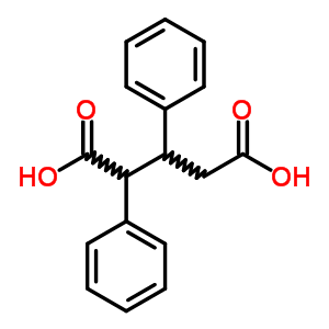 2,3-Diphenylpentanedioic acid Structure,2852-84-8Structure