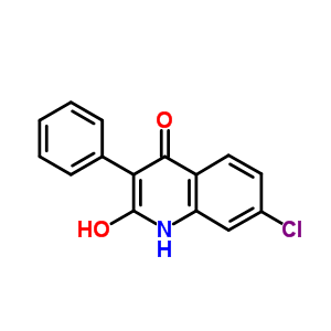 7-Chloro-4-hydroxy-3-phenyl-2(1h)-quinolone Structure,28563-19-1Structure