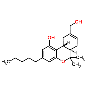 (6Ar,10alphar)-6a,7,10,10alpha-tetrahydro-1-hydroxy-6,6-dimethyl-3-pentyl-6h-dibenzo[b,d]pyran-9-methanol Structure,28646-40-4Structure