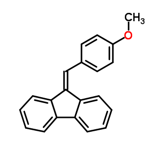 9H-fluorene,9-[(4-methoxyphenyl)methylene]- Structure,2871-87-6Structure