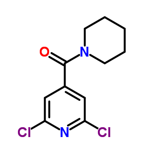 (2,6-Dichloropyridin-4-yl)(piperidino)methanone Structure,287196-80-9Structure