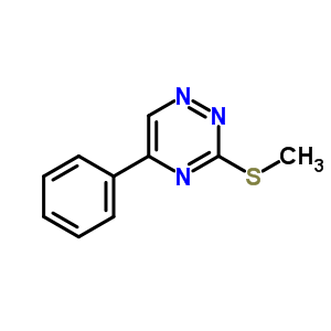 3-(Methylthio)-5-phenyl-1,2,4-triazine Structure,28735-27-5Structure