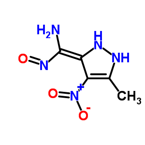 1H-pyrazole-5-carboximidamide,n-hydroxy-3-methyl-4-nitro- Structure,28745-16-6Structure