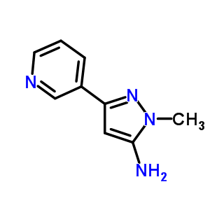 1-Methyl-3-pyridin-3-yl-1h-pyrazol-5-amine Structure,287494-25-1Structure