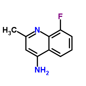 4-Amino-8-fluoro-2-methyl-quinoline Structure,288151-34-8Structure