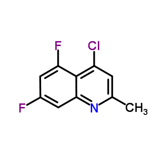 4-Chloro-5,7-difluoro-2-methyl-quinoline Structure,288151-41-7Structure