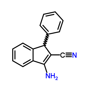 1H-indene-2-carbonitrile,3-amino-1-phenyl- Structure,28858-04-0Structure