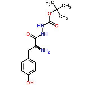 Hydrazinecarboxylicacid, 2-[2-amino-3-(4-hydroxyphenyl)-1-oxopropyl]-, 1,1-dimethylethyl ester,(s)-(9ci) Structure,2899-24-3Structure