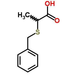 2-(Benzylthio)propanoic acid Structure,2899-64-1Structure