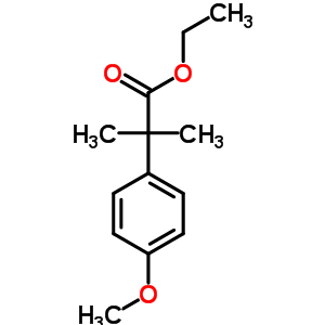 Ethyl 2-(4-methoxyphenyl)-2-methylpropanoate Structure,2901-19-1Structure