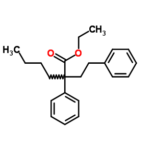 Benzenebutanoic acid, a-butyl-a-phenyl-, ethyl ester Structure,2901-23-7Structure