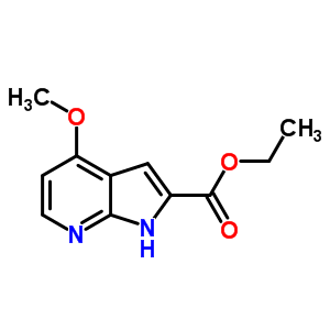 Ethyl 4-methoxy-1H-pyrrolo[2,3-b]pyridine-2-carboxylate Structure,290332-97-7Structure