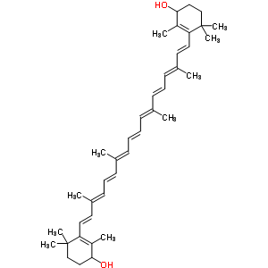 (Rac./meso)-isozeaxanthin Structure,29065-03-0Structure