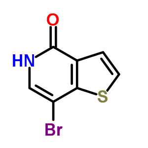 7-Bromo-thieno[3,2-c]pyridin-4(5h)-one Structure,29079-94-5Structure