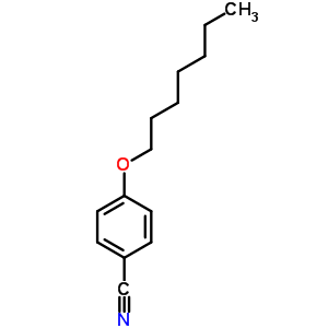 4-N-heptyloxybenzonitrile Structure,29147-88-4Structure