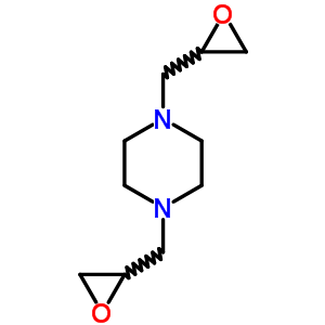 1,4-Bis(oxiran-2-ylmethyl)piperazine Structure,2917-98-8Structure