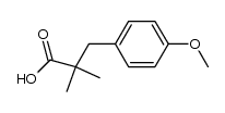 3-(4-Methoxyphenyl)-2,2-dimethylpropanoic acid Structure,29206-06-2Structure