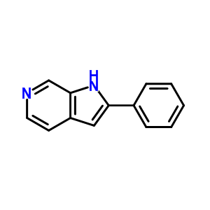 2-Phenyl-1h-pyrrolo-2,3-cpyridine Structure,2922-07-8Structure