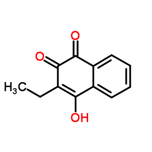 1,4-Naphthalenedione, 2-ethyl-3-hydroxy-(9ci) Structure,29366-44-7Structure