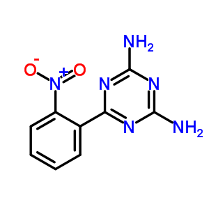 6-(2-Nitrophenyl)-1,3,5-triazine-2,4-diamine Structure,29366-71-0Structure