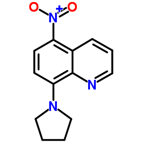 5-Nitro-8-(pyrrolidin-1-yl)quinoline Structure,294194-84-6Structure