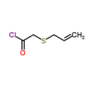 Acetyl chloride,2-(2-propen-1-ylthio)- Structure,29431-25-2Structure