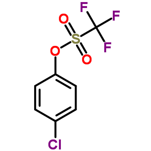 4-Chlorophenyl trifluoromethanesulfonate Structure,29540-84-9Structure