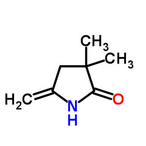 2-Pyrrolidinone,3,3-dimethyl-5-methylene- Structure,29777-67-1Structure