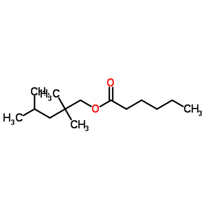 Hexanoic acid,2,2,4-trimethylpentyl ester Structure,29811-48-1Structure