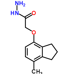 2-[(7-Methyl-2,3-dihydro-1H-inden-4-yl)oxy]acetohydrazide Structure,298186-32-0Structure