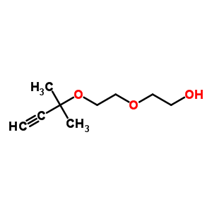 2-(2-[(1,1-Dimethylprop-2-ynyl)oxy]ethoxy)ethan-1-ol Structure,29871-35-0Structure