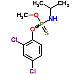 N-[(2,4-dichlorophenoxy)-methoxy-phosphinothioyl]propan-2-amine Structure,299-85-4Structure