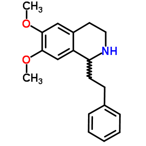 1,2,3,4-Tetrahydro-6,7-dimethoxy-1-(2-phenylethyl)isoquinoline Structure,29903-68-2Structure