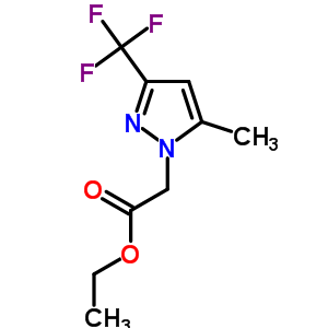 [5-Methyl-3-(trifluoromethyl)-1h-pyrazol-1-yl]acetic acid ethyl ester Structure,299405-24-6Structure