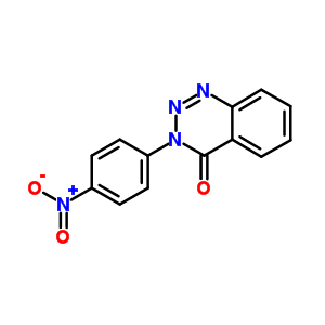 1,2,3-Benzotriazin-4(3h)-one,3-(4-nitrophenyl)- Structure,29980-76-5Structure