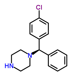 (-)-1-[(4-Chlorophenyl)phenylmethyl]piperazine Structure,300543-56-0Structure