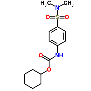 Carbanilic acid,p-(dimethylsulfamoyl)-, cyclohexyl ester (8ci) Structure,30057-03-5Structure