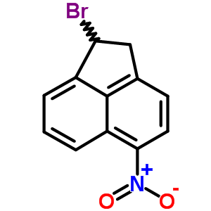 Acenaphthylene,1-bromo-1,2-dihydro-5-nitro- Structure,30093-39-1Structure