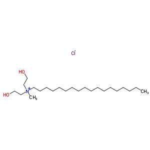 Octadecyl bis(2-hydroxyethyl) methyl ammonium chloride Structure,3010-24-0Structure