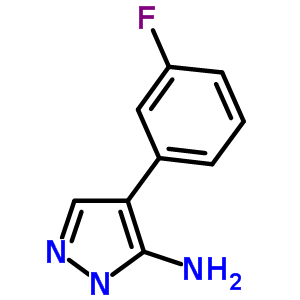 4-(3-Fluorophenyl)-1h-pyrazol-3-amine Structure,301373-68-2Structure