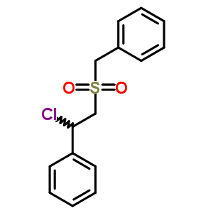 Benzene,[[(2-chloro-2-phenylethyl)sulfonyl]methyl]- Structure,30158-39-5Structure