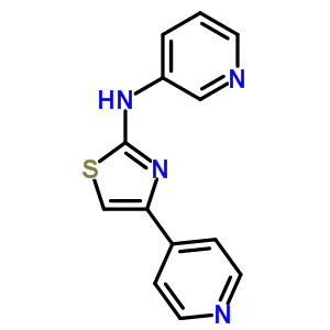 N-(pyridin-3-yl)-4-(pyridin-4-yl)thiazol-2-amine Structure,30162-43-7Structure